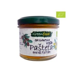 Organska vegan pašteta Mediteran Greenfood 145g