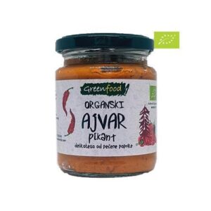 Organski ajvar pikant Greenfood 260g