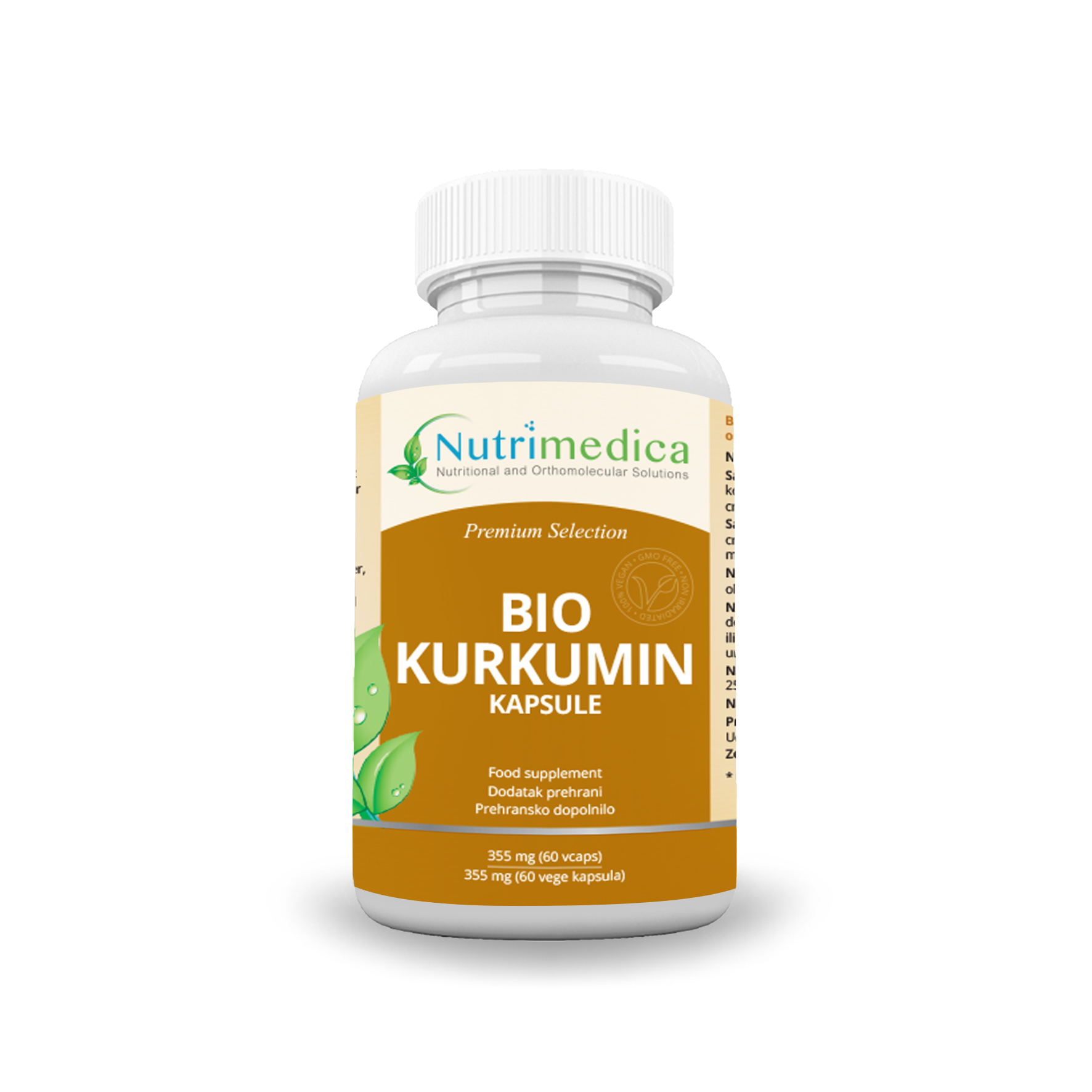 bio kurkumin 355mg 60 kapsula Bio kurkumin 150 mg 60 vcps