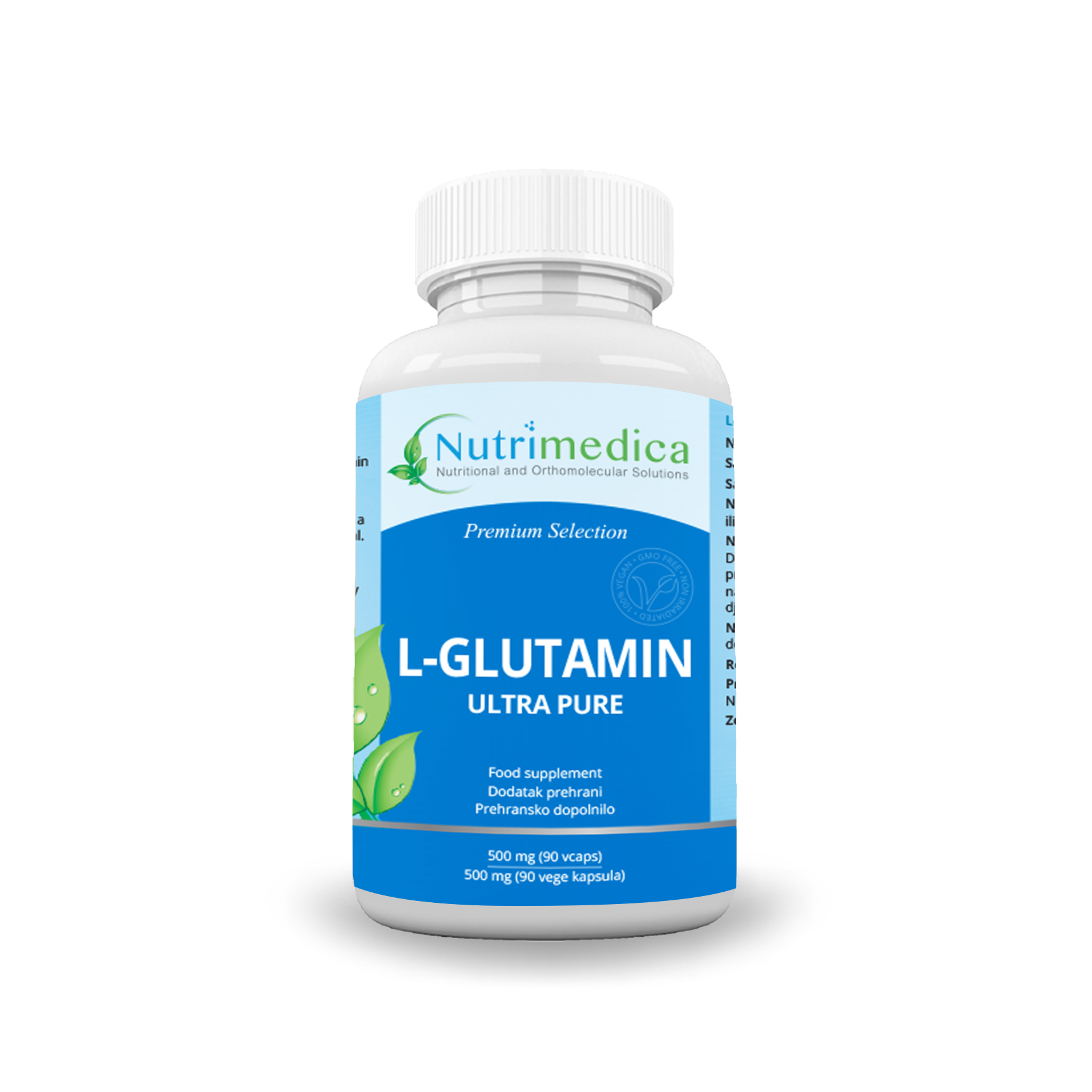 L-glutamin 500mg 90 kapsula L-glutamin 500mg 90 kapsula