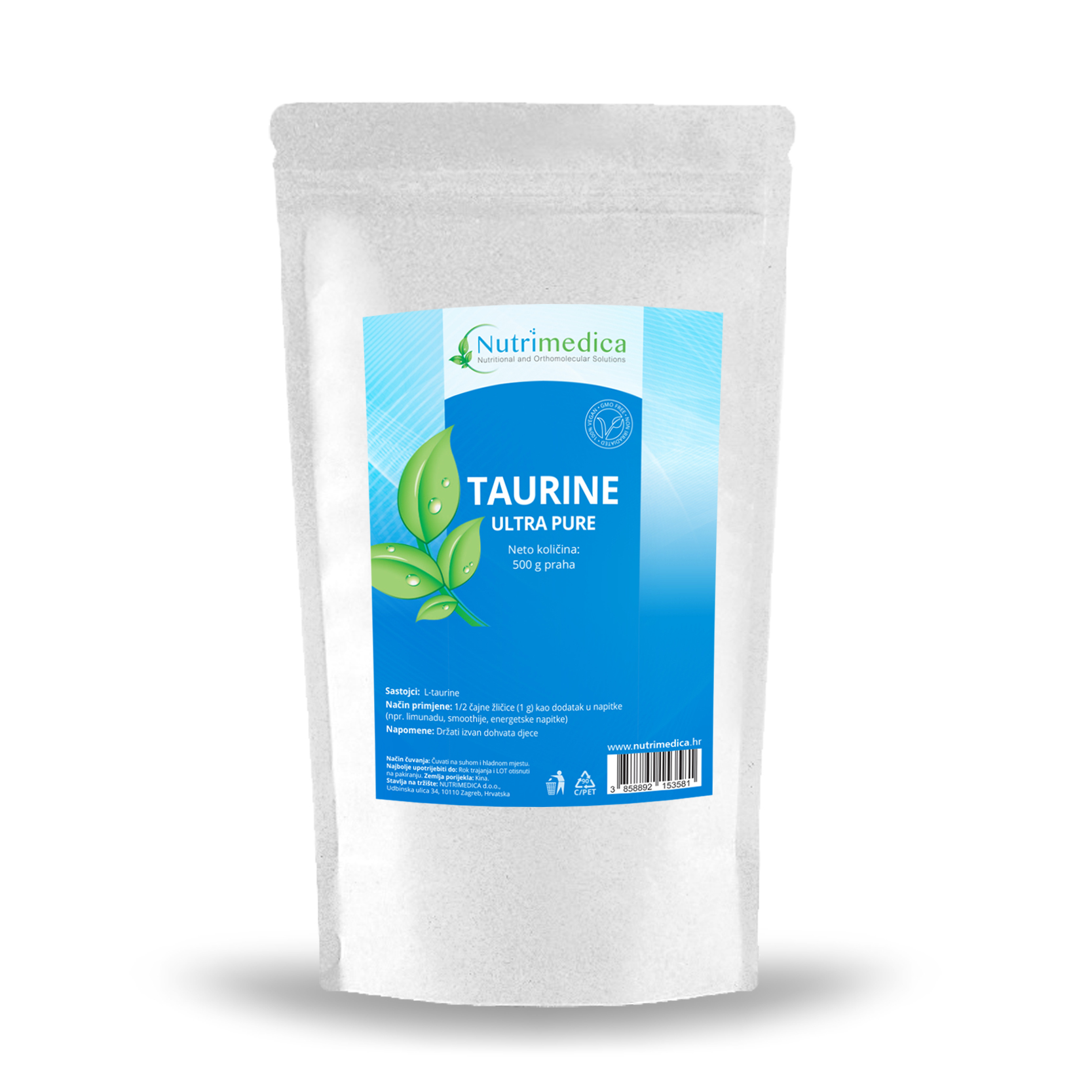 taurine 500g Taurine 500 g prah