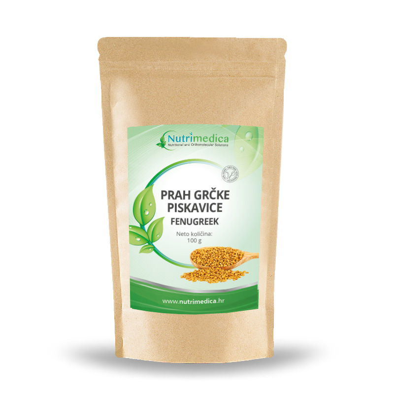 prah grcke piskavice 100 g(1) vegan omega 3 iz mikroalgi Nutrimedica 500 mg